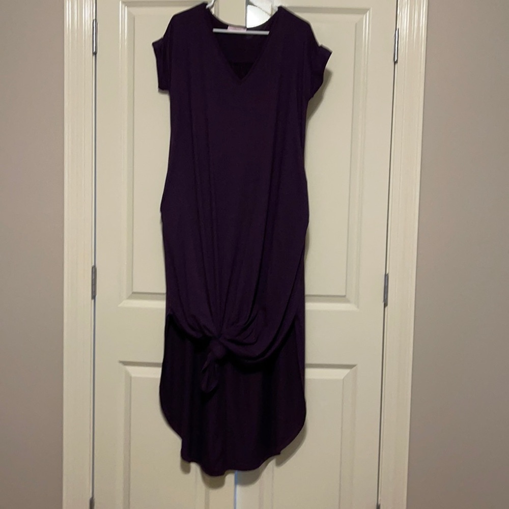 Purple maxi dress!